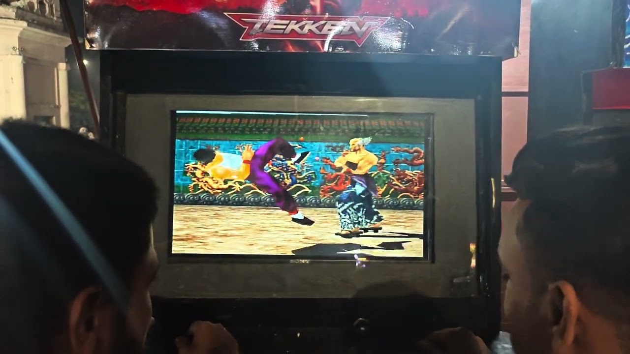 Heihachi Vs players #arcade #retrogaming #arcadegaming #suport #trending #tekken3 #tekken7 #tekken 