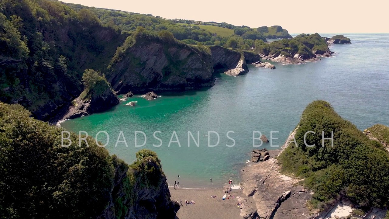 DJI MAVIC MINI - Broadsands Beach, North Devon drone shots