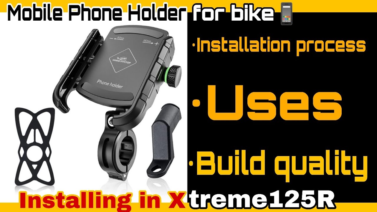 Mobile phone holder for Xtreme 125r ll PITSTOP Brand phone holder ll 
