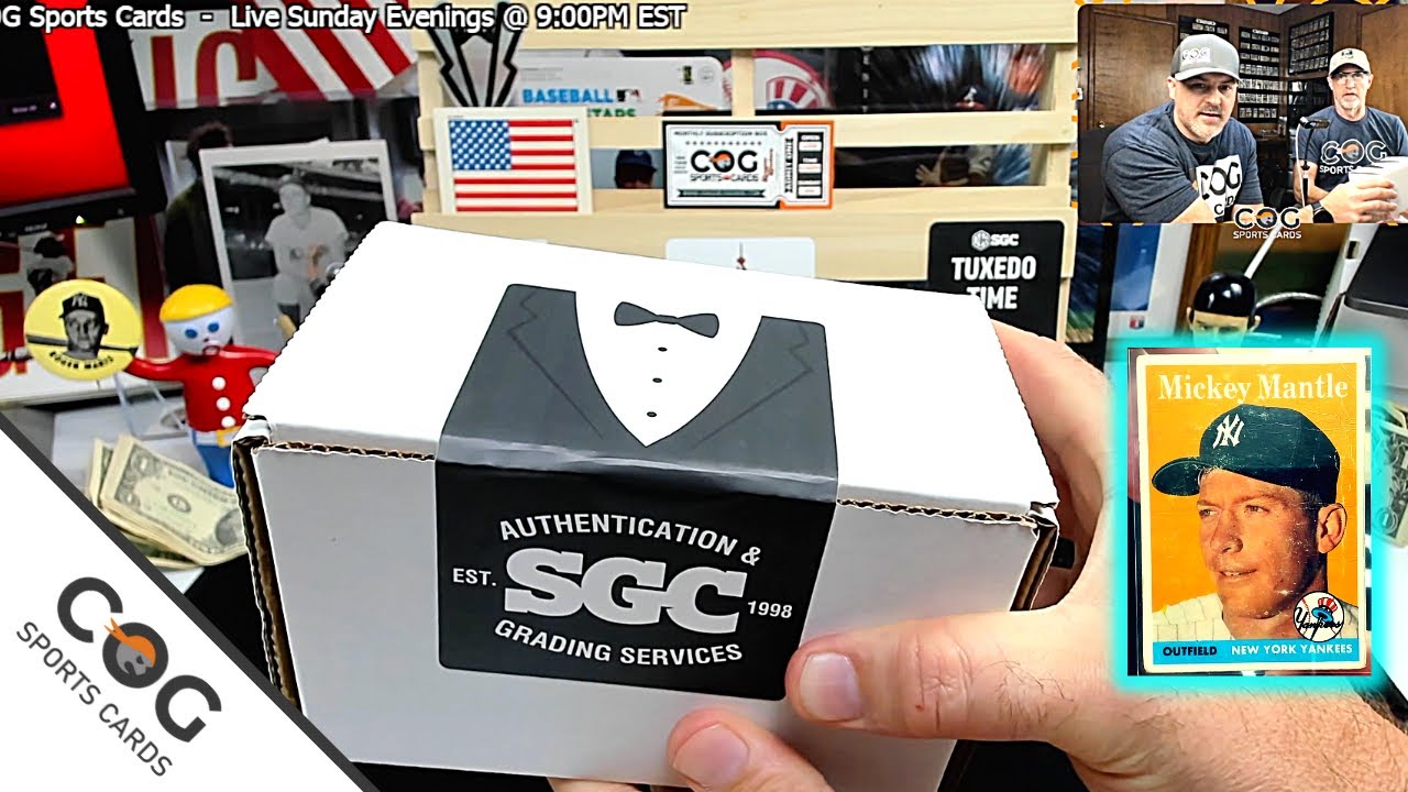 10 Card SGC Grading Blind Reveal - Mantle, 60s, 70's, 80's Baseball Cards