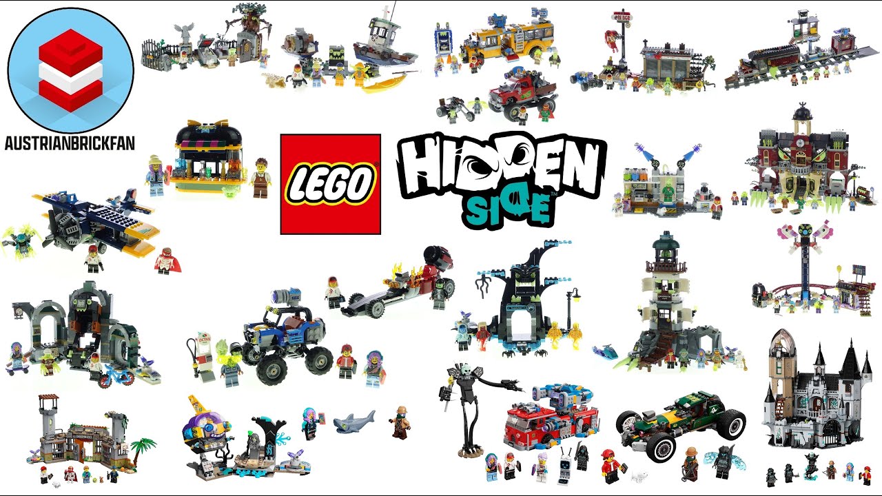 All Lego Hidden Side Sets 2019-2020 The Complete Theme - Lego Speed Build Review