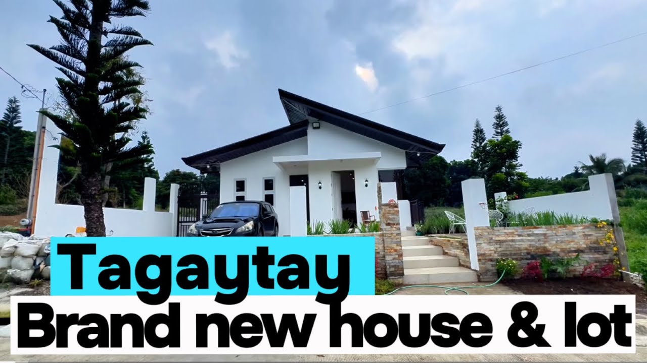 V639-23 Tagaytay brand new house and lot 4 bedrooms • retirement house | 24/7 security