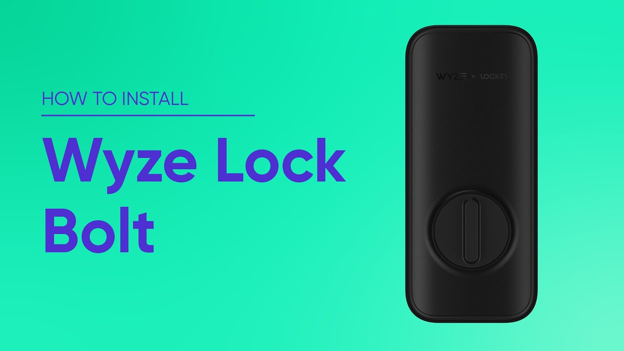 Как установить болт Wyze Lock