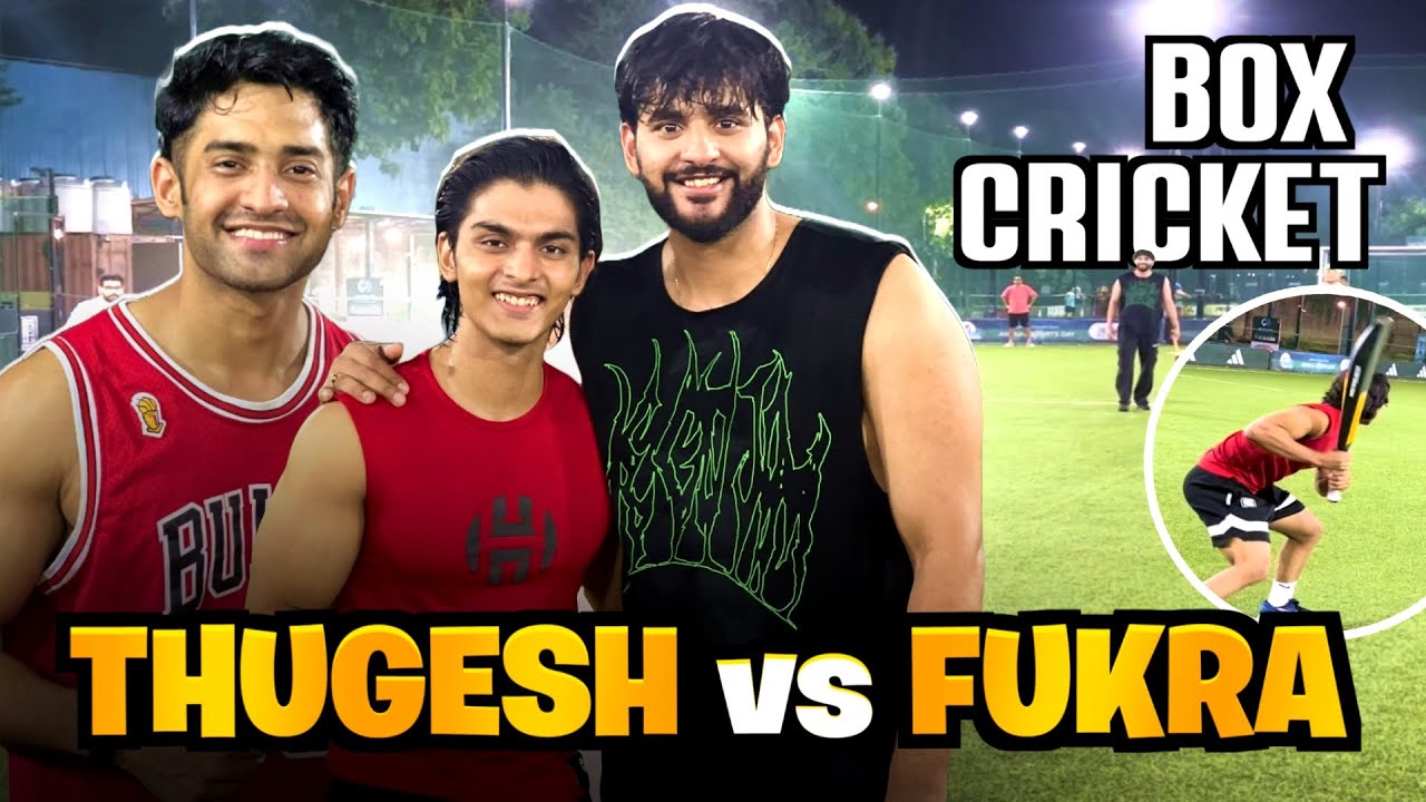 @FukraInsaan & ARYAMAN PAL vs @Thugesh & @Funcho Box Cricket Match 😍| Next Level SLEDGING Kardiya🤬