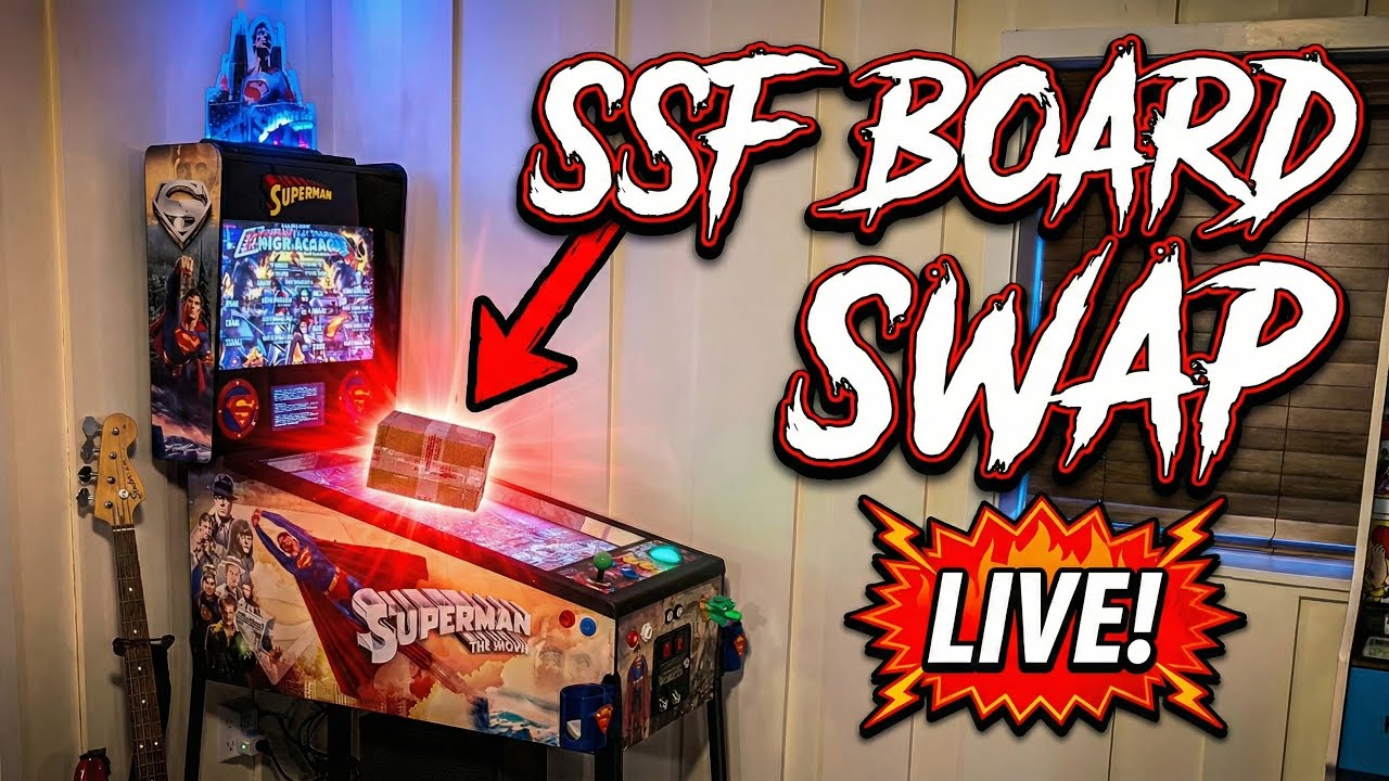 SSF Board Swap LIVE on the AtGames Legends Pinball 4KP | Step-By-Step Fix + Test!