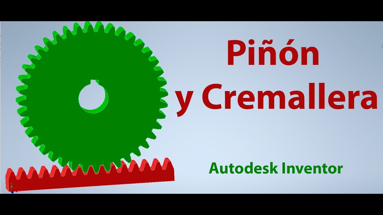 🔧 DESIGN A GEAR AND RACK IN AUTODESK INVENTOR STEP BY STEP!