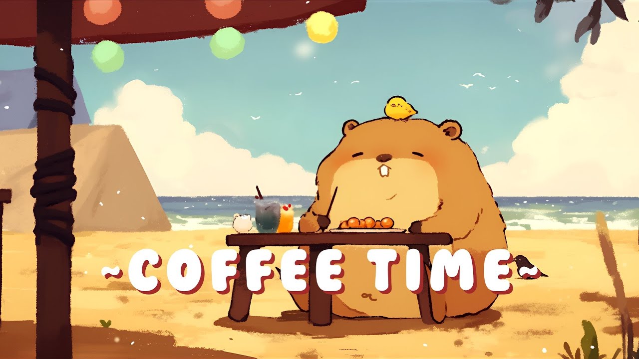 Capybara Lofi Collection - Calm Music for Focus & Study ~ Warm Feelings ~ 🦫 🎵 🌙 | Continuous Mix
