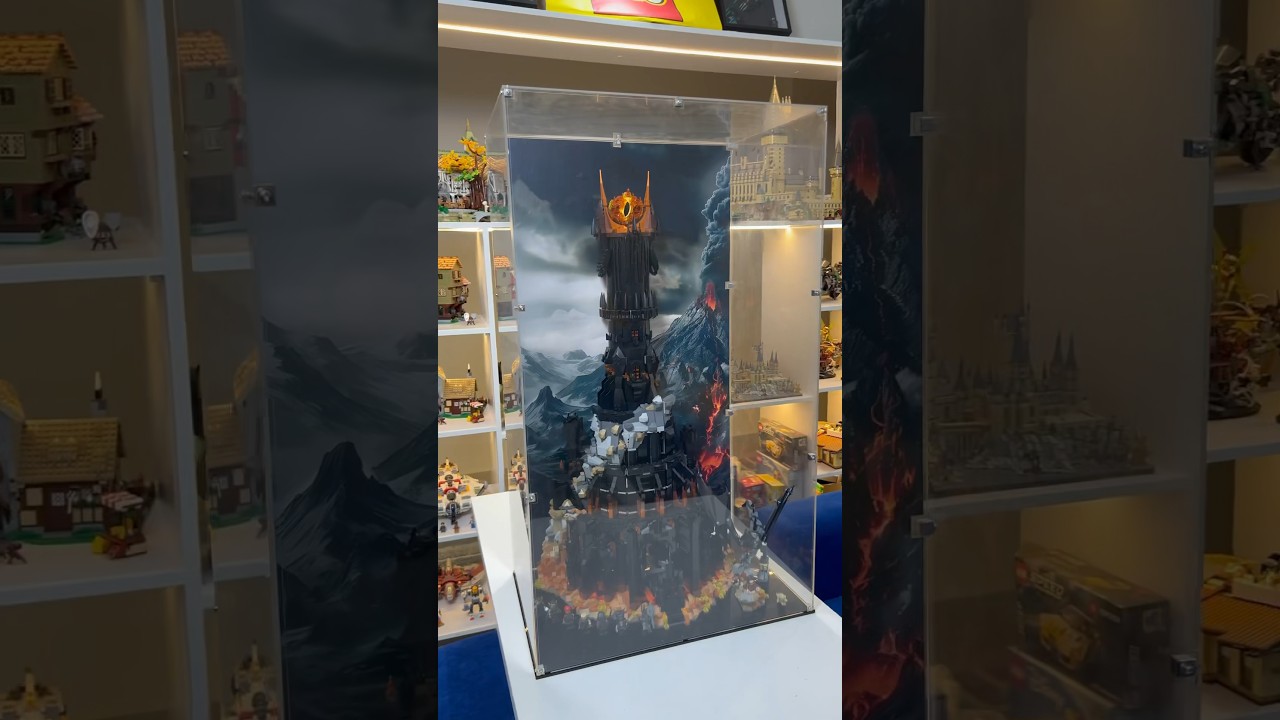 LEGO Icons The Lord of The Rings Barad Dur Display Case #lego #afol #rlfm #thelordoftherings