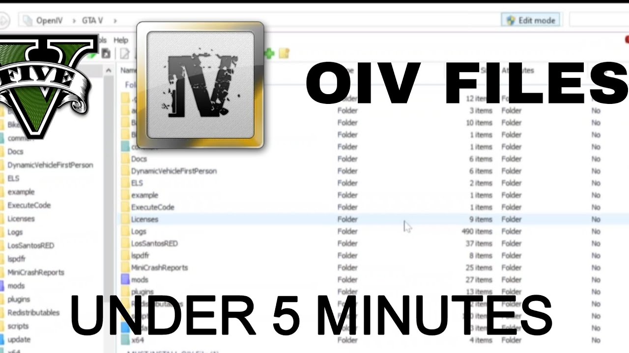 GTA V - How to easily install .OIV files