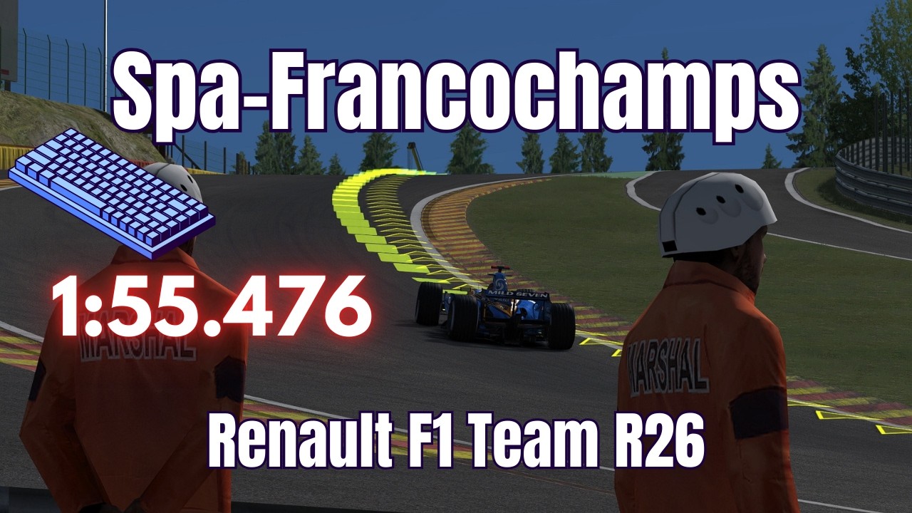 (Keyboard) Renault F1 Team R26 | Fast Lap in Spa-Francochamps | Content Manager