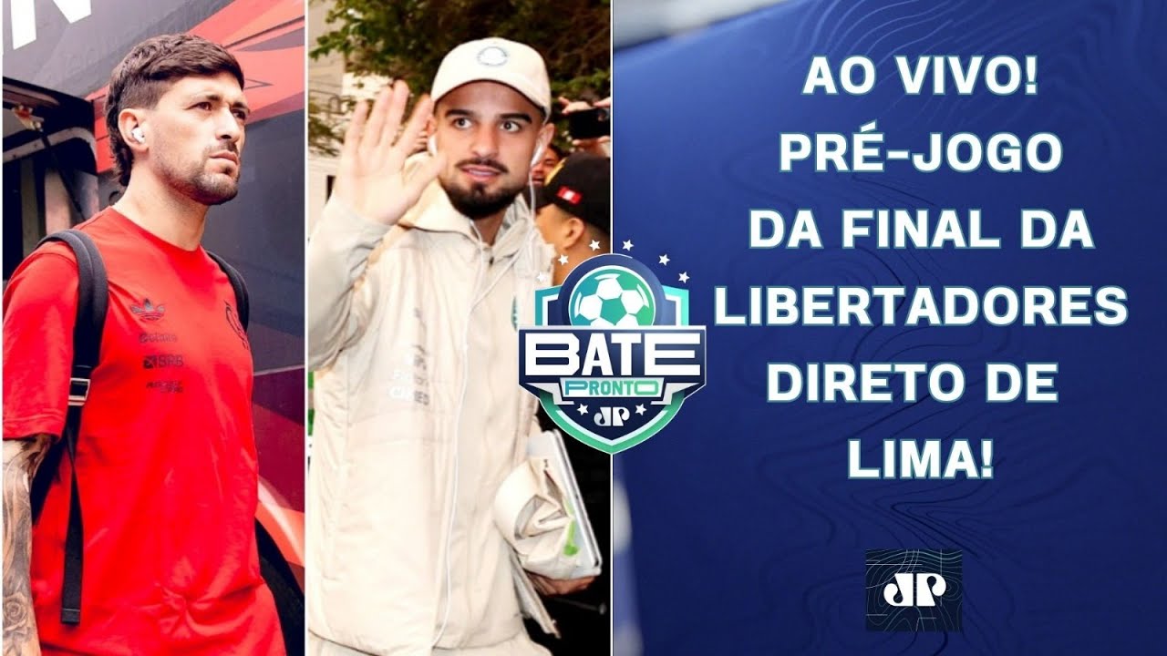 CHEGOU A HORA! PR&Eacute;-JOGO DE FLAMENGO X PALMEIRAS DIRETO DE LIMA! FINAL DA LIBERTADORES! | BATE-PRONTO