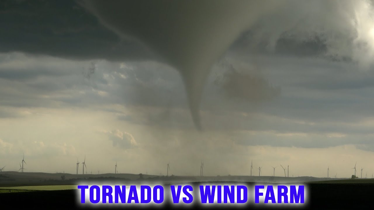 Tornado Hits Wind Farm, Hannover, North Dakota - 6/27/2025