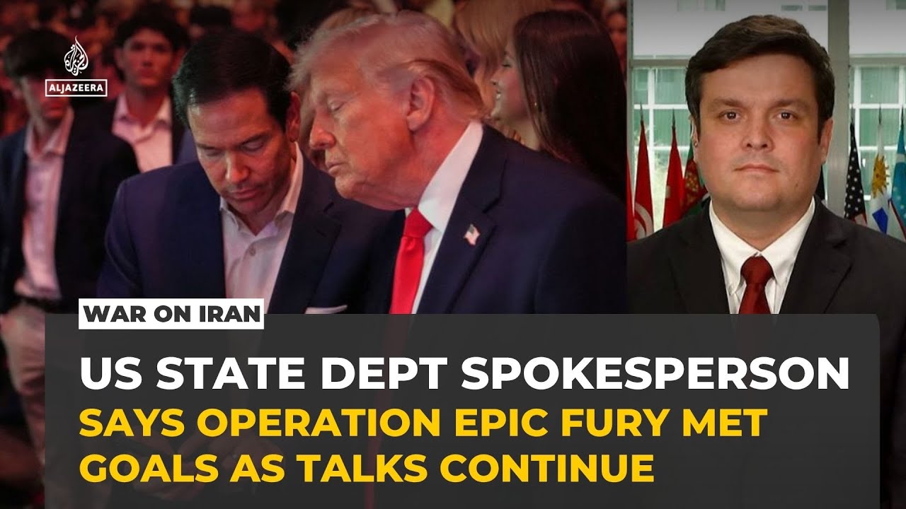 US says war on Iran goals met as diplomacy continues, State Dept