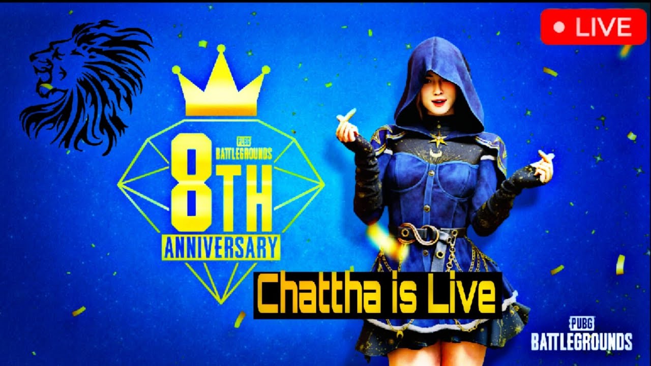 Live🔴Pubg Mobile/Explore new update 4.3/8th Anniversary of pubg Mobile/Chattha is live