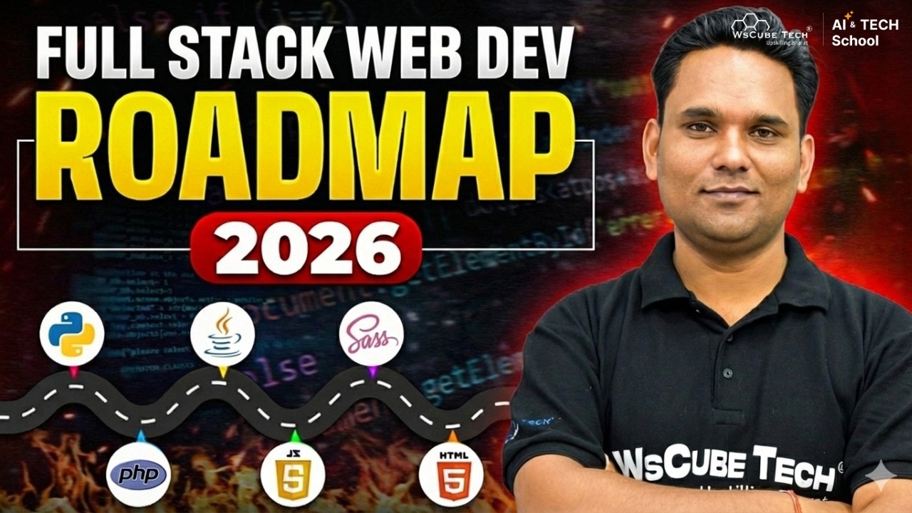 Full Stack Developer Roadmap 2026 🚀 Skills, Tools & Salary Explained