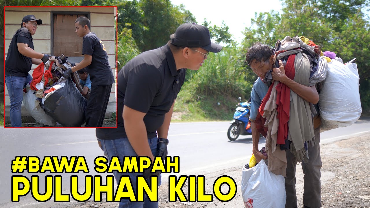 SEMUA KELUARGANYA SUDAH M4UT, OD9J INI RELA PIKUL SAMPAH PULUHAN KILO !!