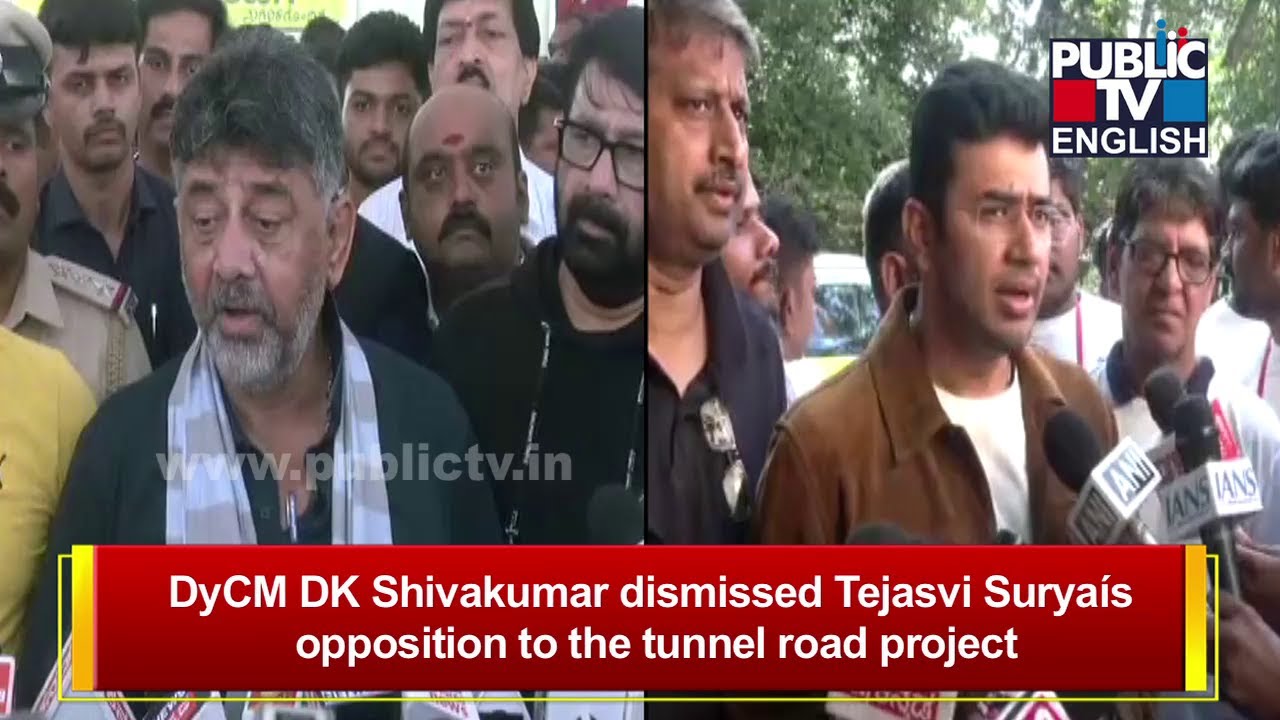 DCM DK Shivakumar Dismissed Tejasvi Surya&rsquo;s Opposition To The Tunnel Road Project