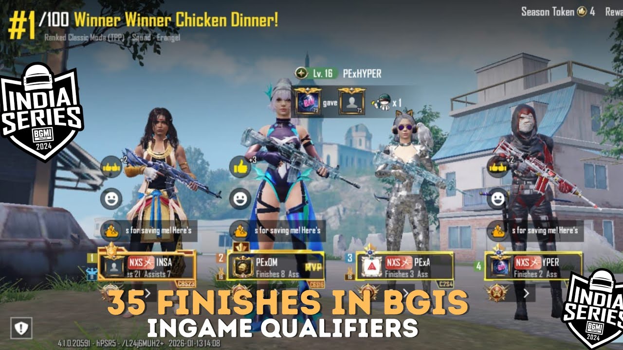 BGIS IGQ 🇮🇳 | 45 POINTS WWCD MATCH | MAIL RECEIVED? 