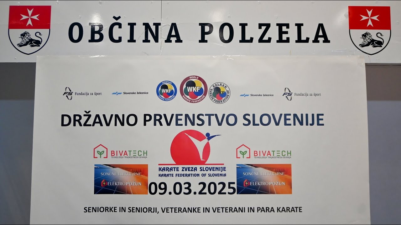Slovenia - National Karate Championship for seniors 2025, 09.03.2025 - Polzela; Kata seniors (+16)