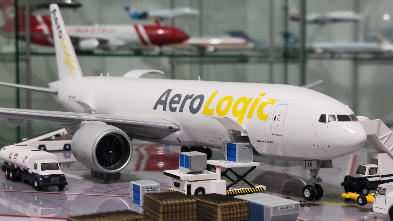 Boeing 777-2F AeroLogic Geminijets 1:200 D-AALD  Interactive Series