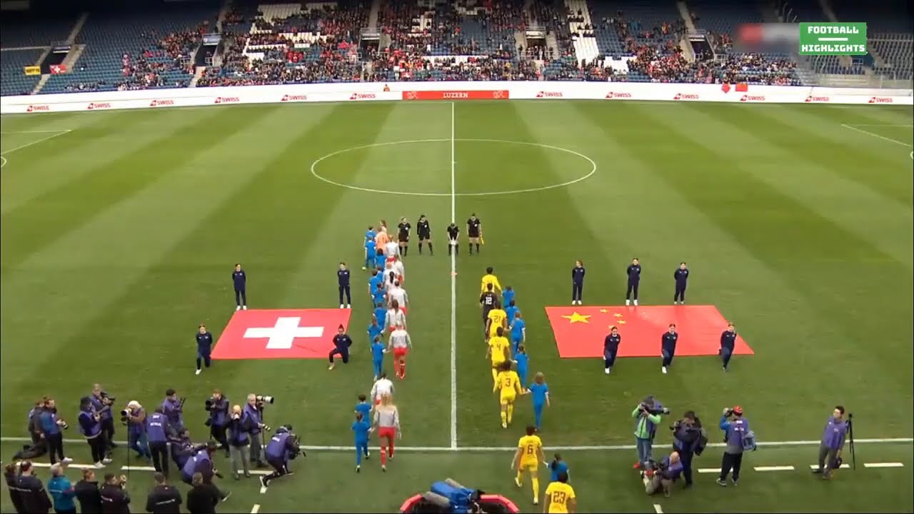 China vs Switzerland Highlights | Women's Football Friendly International football highlights