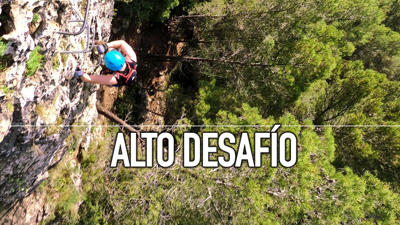 Cómo es la VIA FERRATA FUENTE GODALLA en ENGUERA de la mano de DESAFIO ALPINO