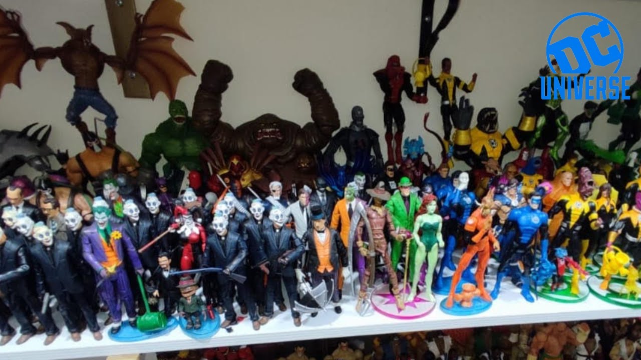 DC UNIVERSE MATTEL, MARVEL FIGURAS COLECCIONABLES.