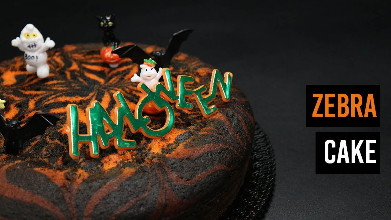 🍰 GÂTEAU ZÉBRÉ HALLOWEEN 🍰