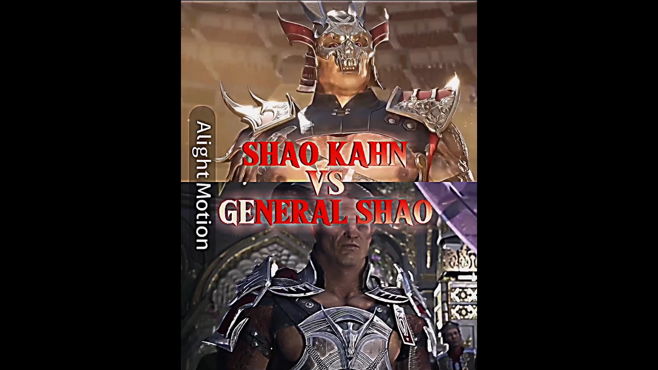 Shao Kahn vs General Shao #edit #shaokahn #fax #mortalkombat #battle #gigachad #sigma #generalshao