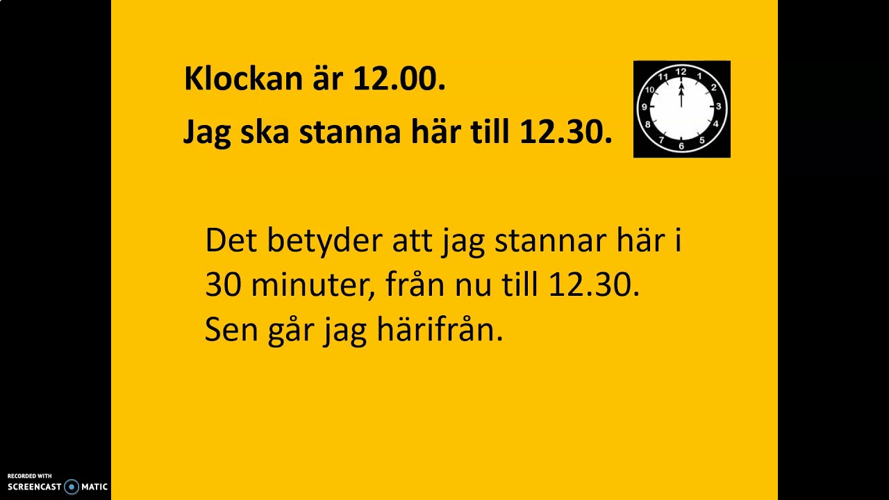 sfigunilla Tidsuttryck del 1 Exempelmeningar (på, för, till, om, för sedan) Kurs B