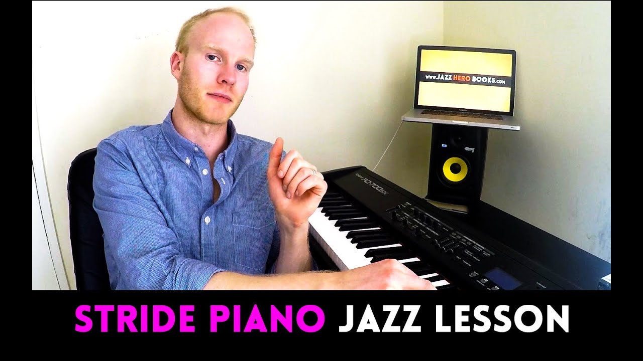 How to play in a STRIDE PIANO STYLE (Jazz Piano Lesson with Julian Bradley)