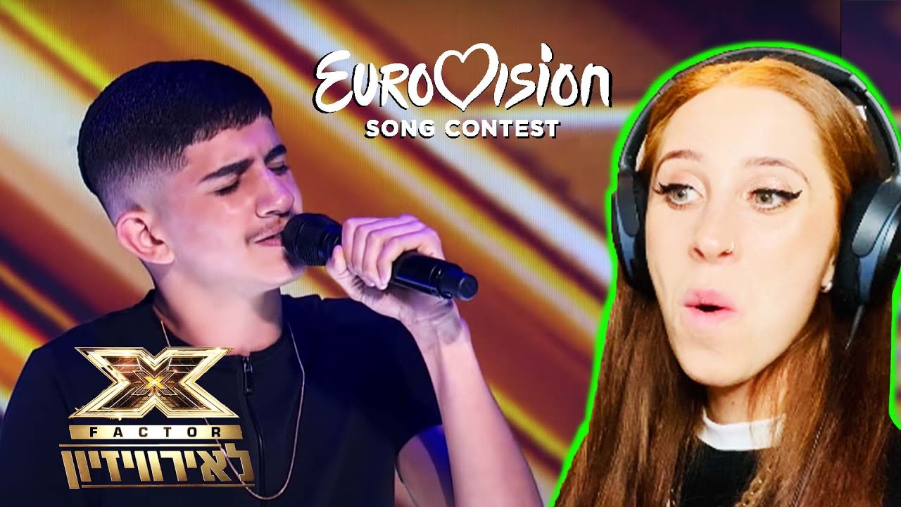 ENGLISH GIRL REACTS TO X FACTOR FOR EUROVISION ISRAEL // IILAY ELMAKIES AUDITION // עץ ירוק מפלסטיק
