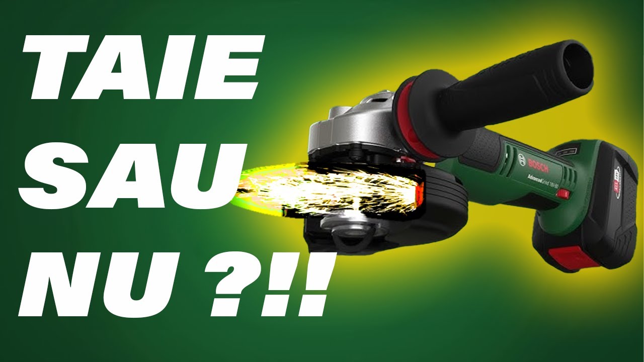 MERITĂ SĂ AI UN POLIZOR UNGHIULAR PE ACUMULATOR?! - Eficient sau NU?