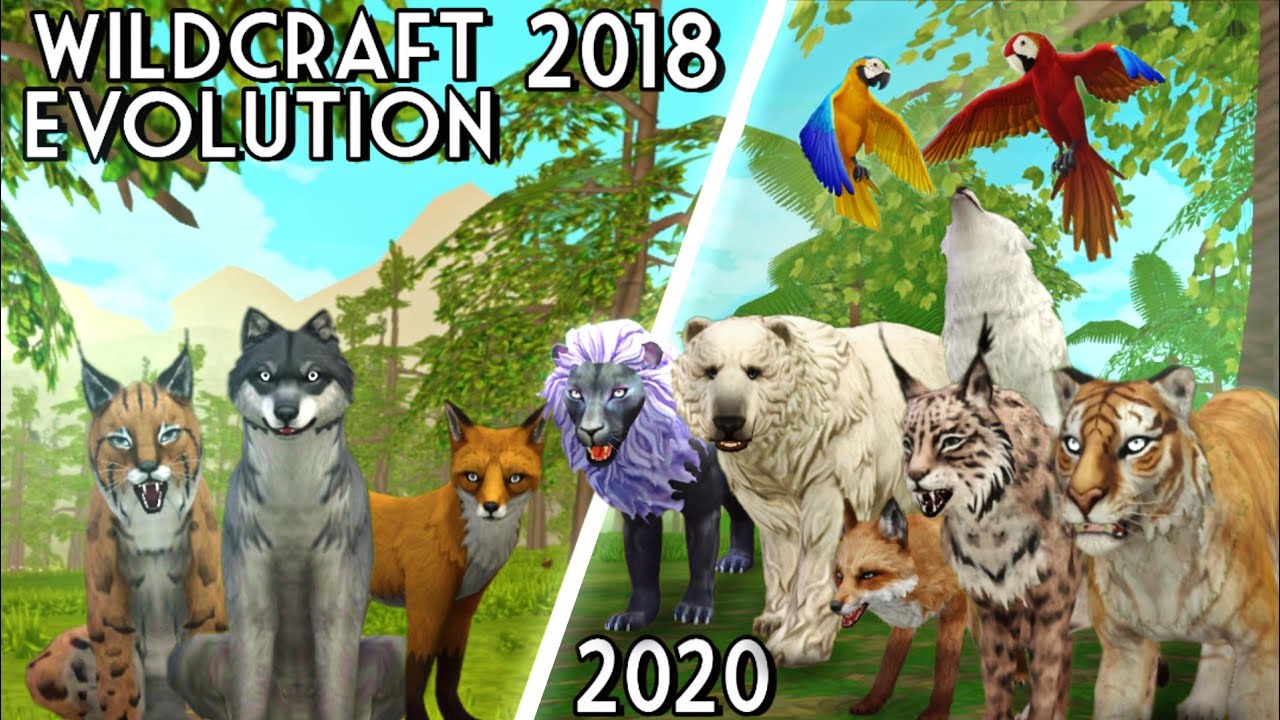 ЭВОЛЮЦИЯ WildCraft 2017-2020 // Все обновления игры WildCraft Evolution