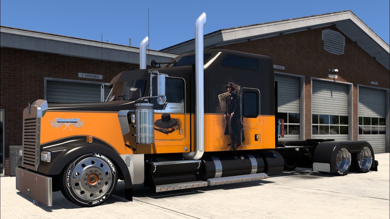 American Truck Simulator / Kenworth W900 Long and Lowered Part 58 / Let's Play