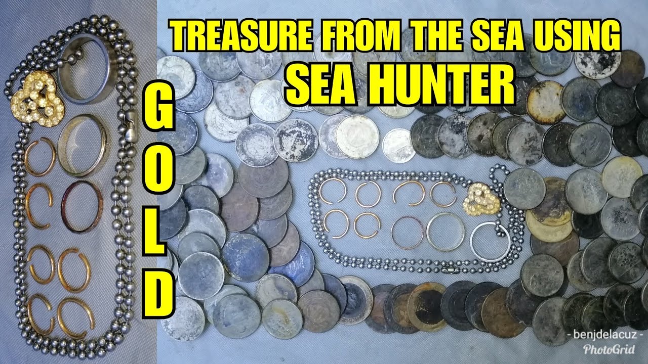Beach Gold Find Hunting with Sea Hunter MK II- Rainy Night Hunt