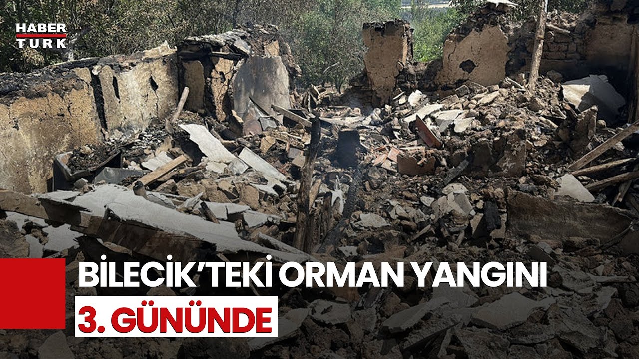 Bilecik’te Orman Yangını: Söndürme Ve Soğutma Çalışmaları Sürüyor