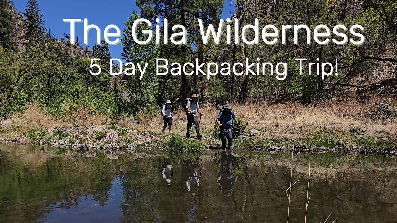 Backpacking the Gila Wilderness in New Mexico near the Gila Cliff Dwellings National Monument