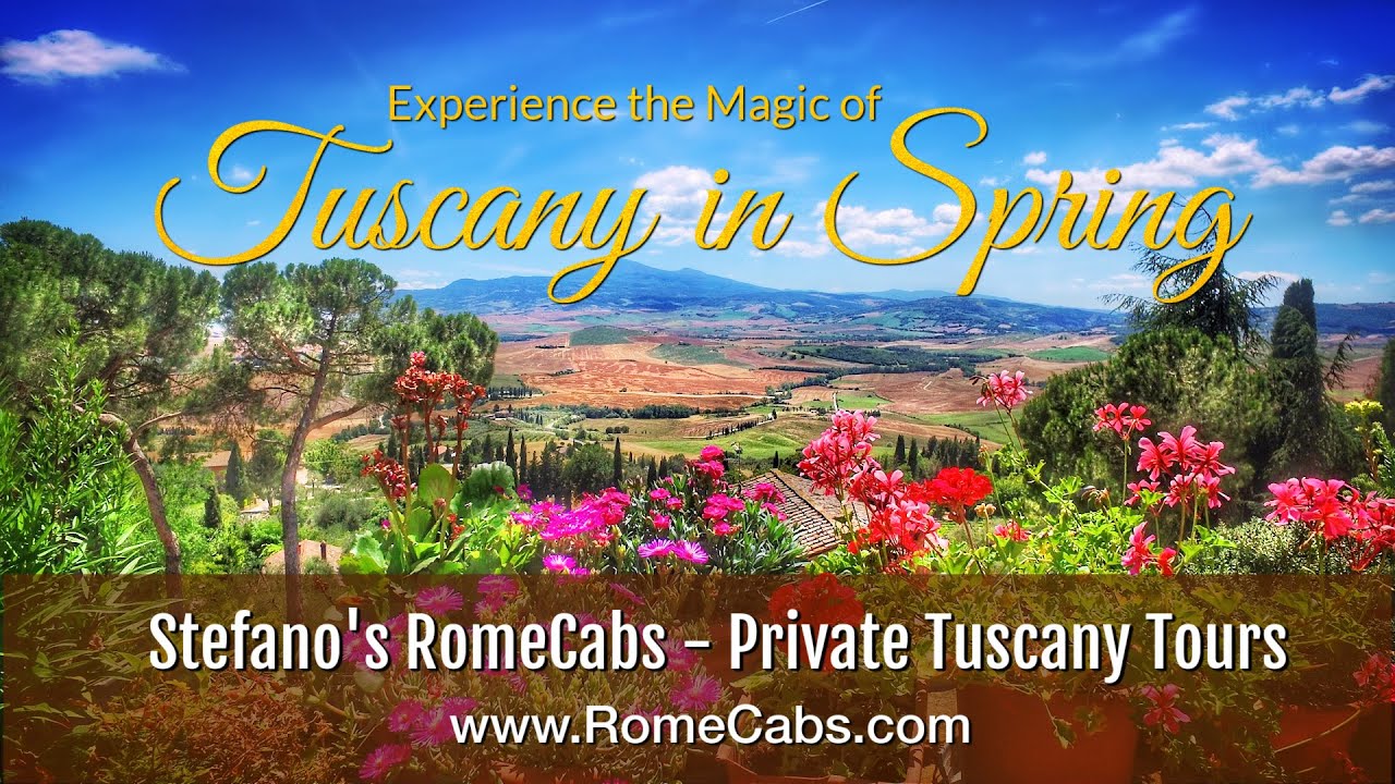 🌸 SPRING IN TUSCANY 🦋 - Experience the magic of Tuscany Tours from Rome with Stefano's RomeCabs