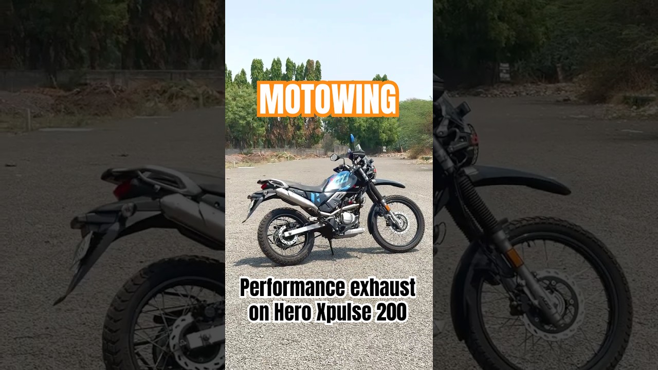 Performance exhaust on Hero Xpulse 200!