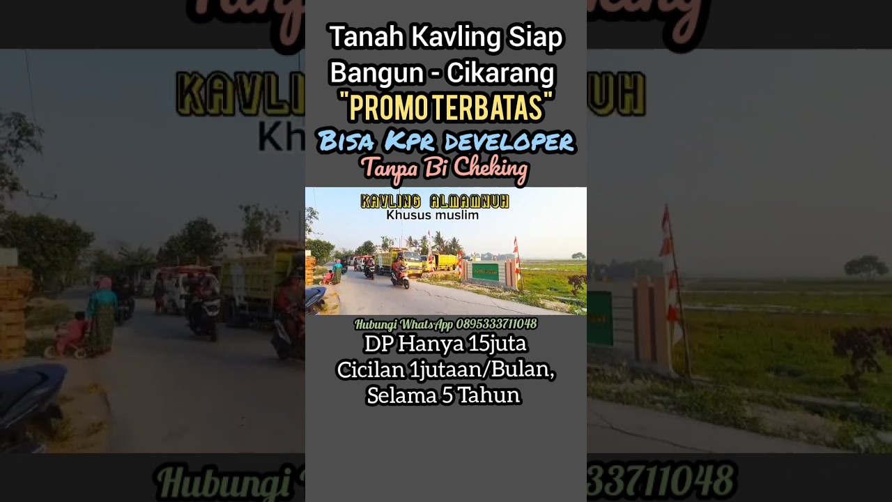 Bisa Request Desain Rumah Impian #shorts #tanahkavling #kavlingmurah #cikarang #bekasi