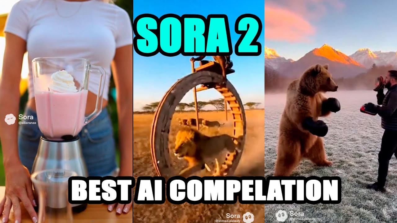 Sora 2 Gone WILD: Boxing Bears & Hamster Lions? 🦁🥊