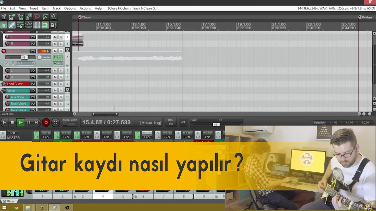 05-Gitar kaydı nasıl yapılır?