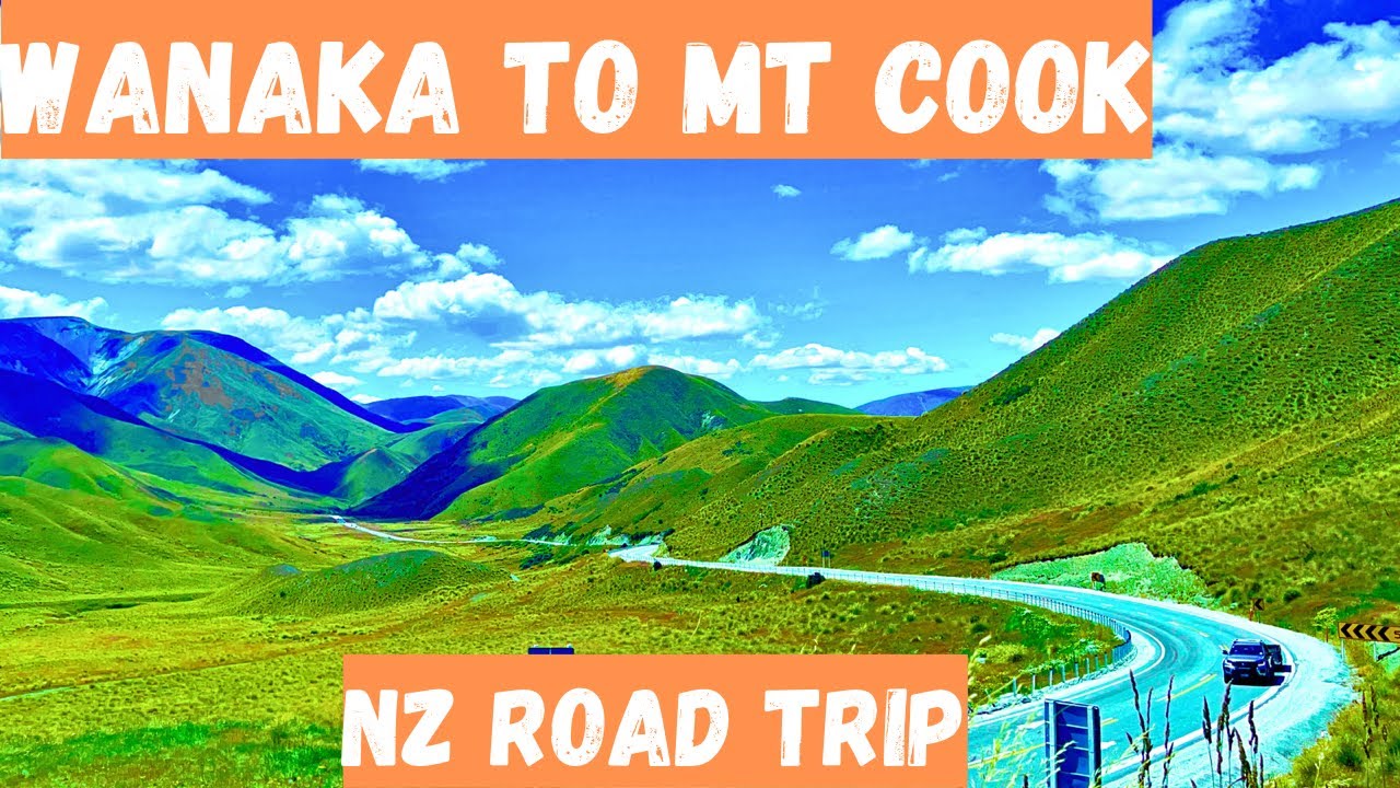 Wanaka To Mt Cook Aoraki Scenic Drive | South Island Road Trip New Zealand | Lindis Pass Lookout