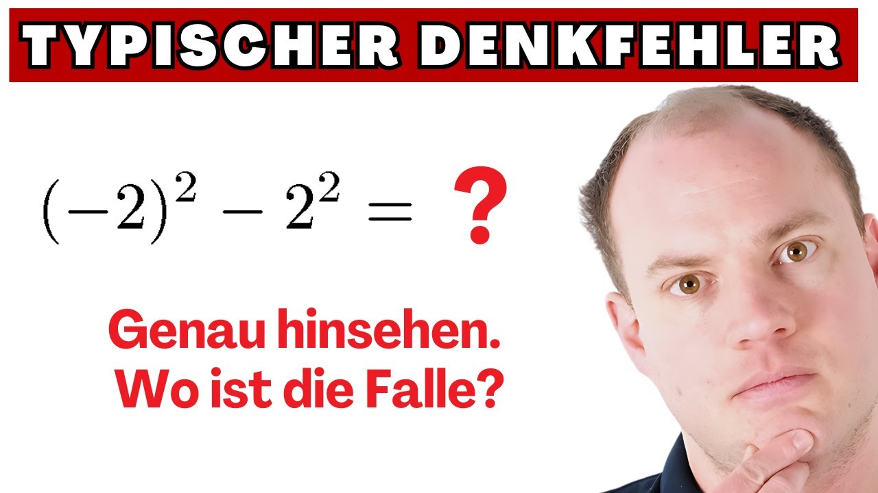 Falsch! Warum das Rechnen mit Potenzen oft schief geht!