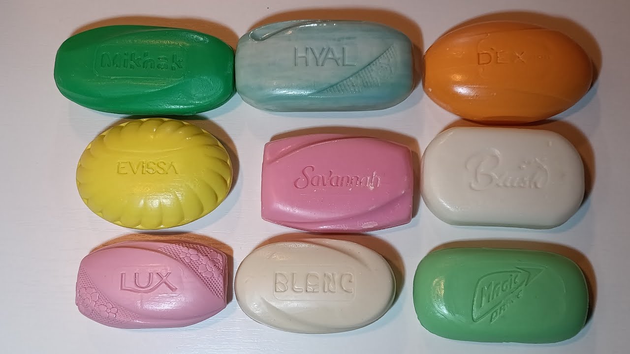 ASMR soap cutting 💚💗🧡💛💙 Резка мыла 🔪