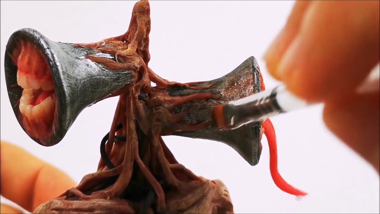 Como hacer a SIREN HEAD Escultura plastilina | Sculpting Siren Head Clay Tutorial | DibujAme Un...