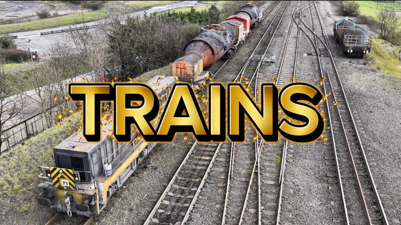 TRAINS AT SCUNTHORPE STEELWORKS