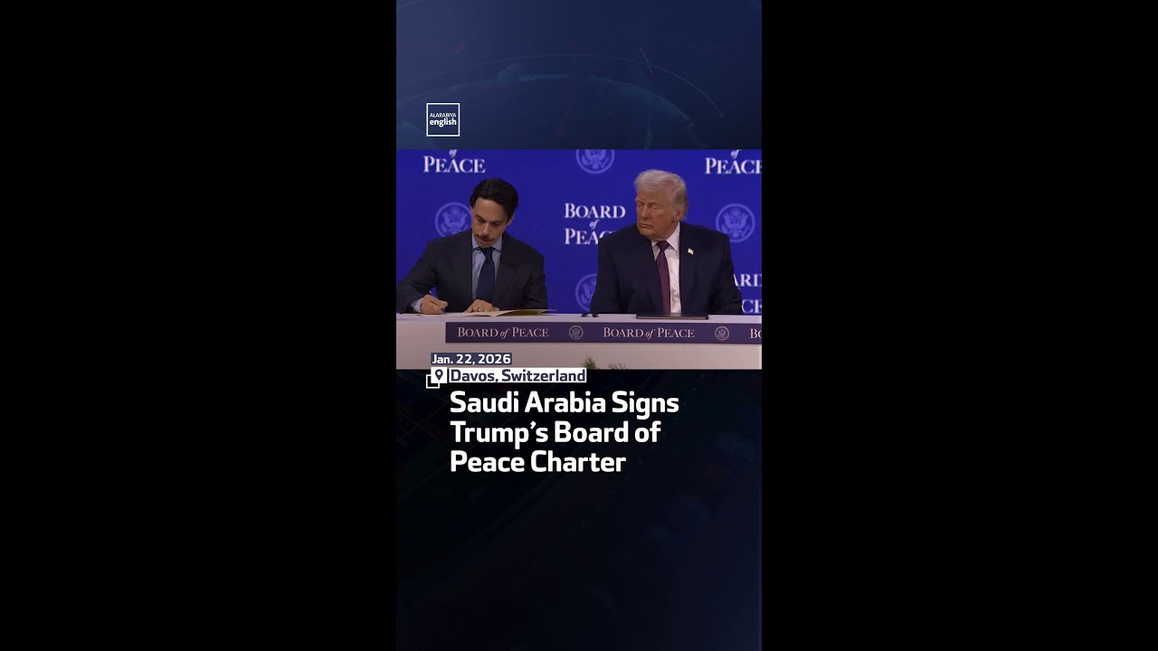 Saudi Arabia Signs Trump’s Board of Peace Charter