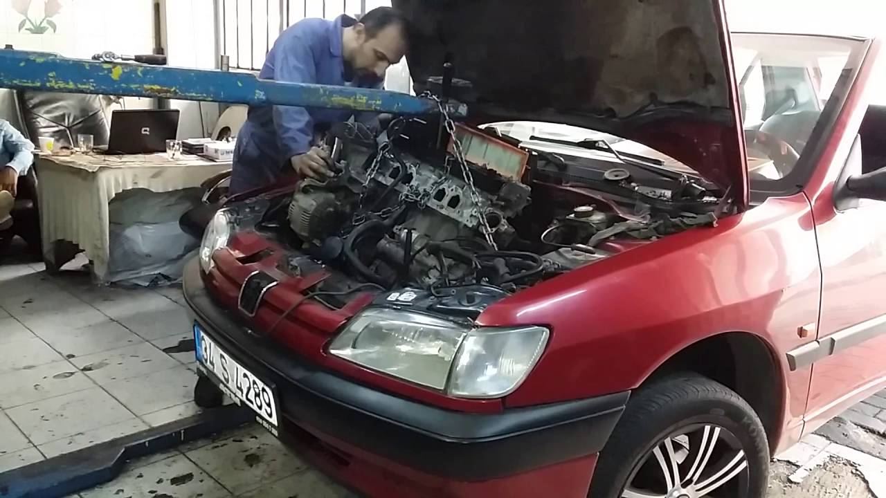PEUGEOT 306 1.8 BENZİNLİ MOTOR TAMİRİ ( YATAK SARMIŞ MOTOR YAPIYORUZ )